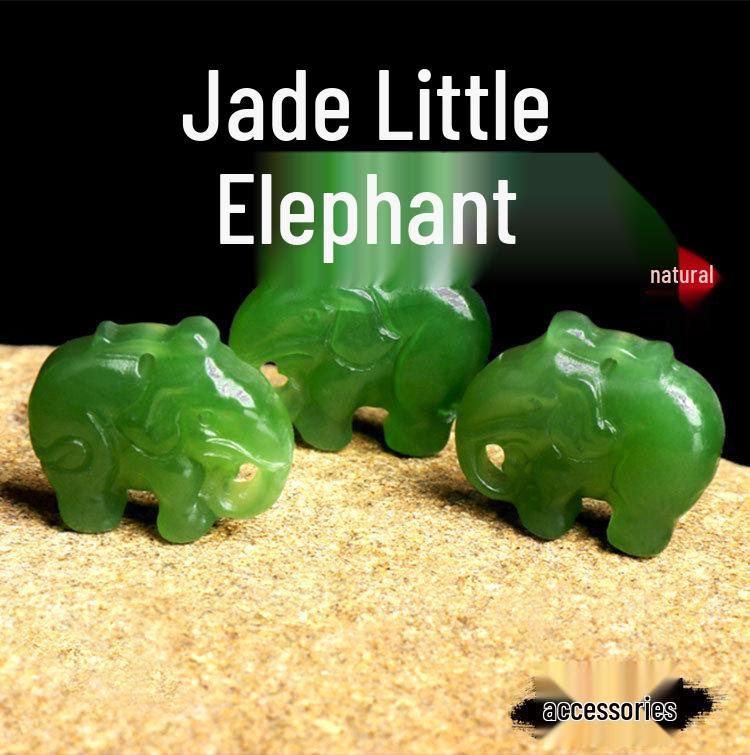 Hetian Jade Pendant: Lotus Pod, Double Lotus, Gourd, Elephant, Jadeite Lock, Cat Paw Earrings