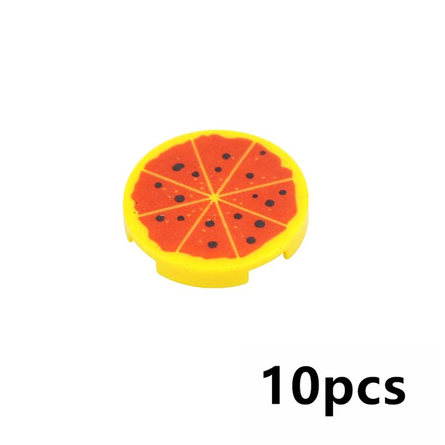 City Friends Mini Food Brick Accessories Cake Banana Carrot Fish Chicken Fries Bread Bottle Kid Toy Building Blocks DlY Gift