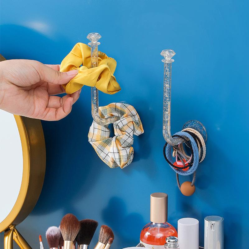 1pcs Headband Display Rack L-Shaped Wall Mounted Hair Rope And Hair Hoop Storage Shelf Hair Accessories Storage Hook