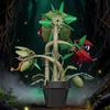 Creative Carnivorous Potted Plant Man-Eating Flower Building Blocks Home Decoration Collection MOC Bricks Toys For Children Gift