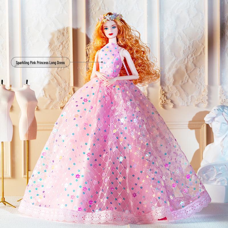 11-inch Supermodel Doll Formal Dress, High-Quality, Hot-Selling Pink Collection, New Arrival.