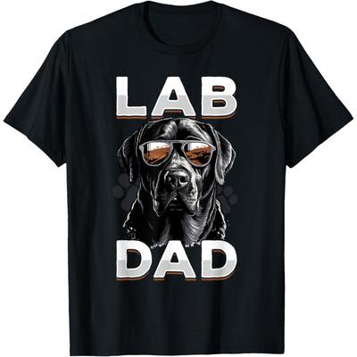 Labrador Retriever Dog Breed Pet - Lab Dad T-Shirt