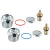 2pcs Copper Valve Faucet Handle Handwheel Handwheel Red