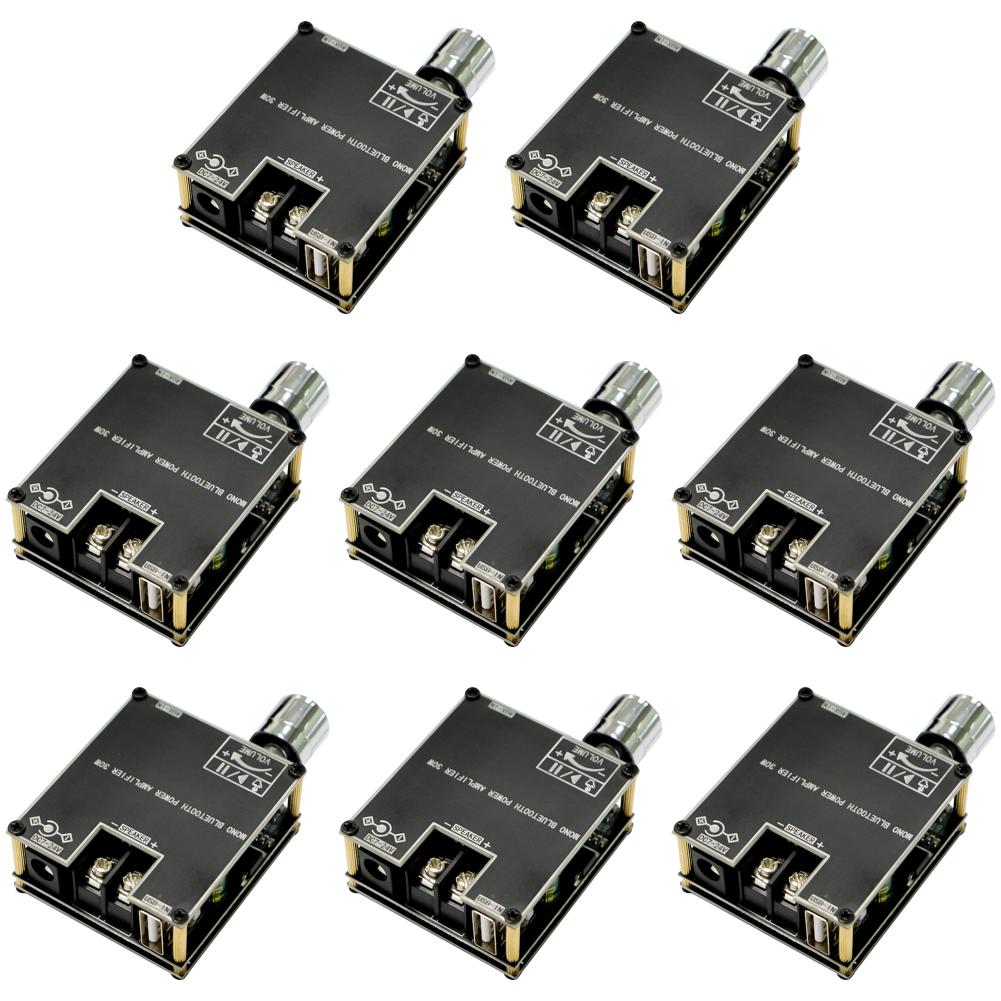 ZK-301B Mono 30W Audio Amplifier Module Support Wireless TWS Bluetooth-Compatible 5.3 DC9-24V APP Control for DIY BT Speaker Kit