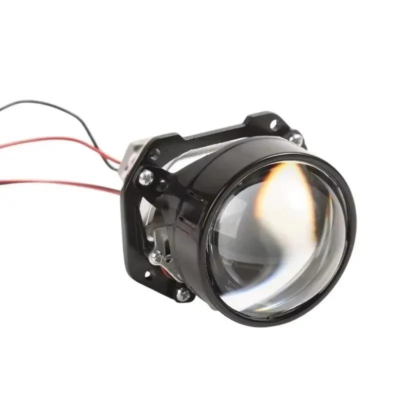 LED Light 12V Fog Lights Metal Projector Lens for 2.5 Inch HID Bi-xenon Fog Lamp Motorcycle Car Retrofit Use H4 H7 9005 HID