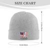 American Eagle Print Warm Knitted Cap Winter Knit Bonnet Hat Skullies Beanies Hip Hop Caps for Unisex