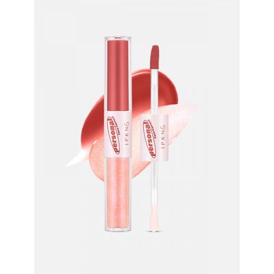 Großes Persönlicher Ton Getöntes Gloss Duo Fizz Koralle