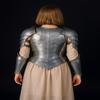 Medieval Steel Lady Knight Set Full Body Cuirass Pauldrons Women's Fantasy Cosplay Plate Armor Halloween Cosplay Gifts