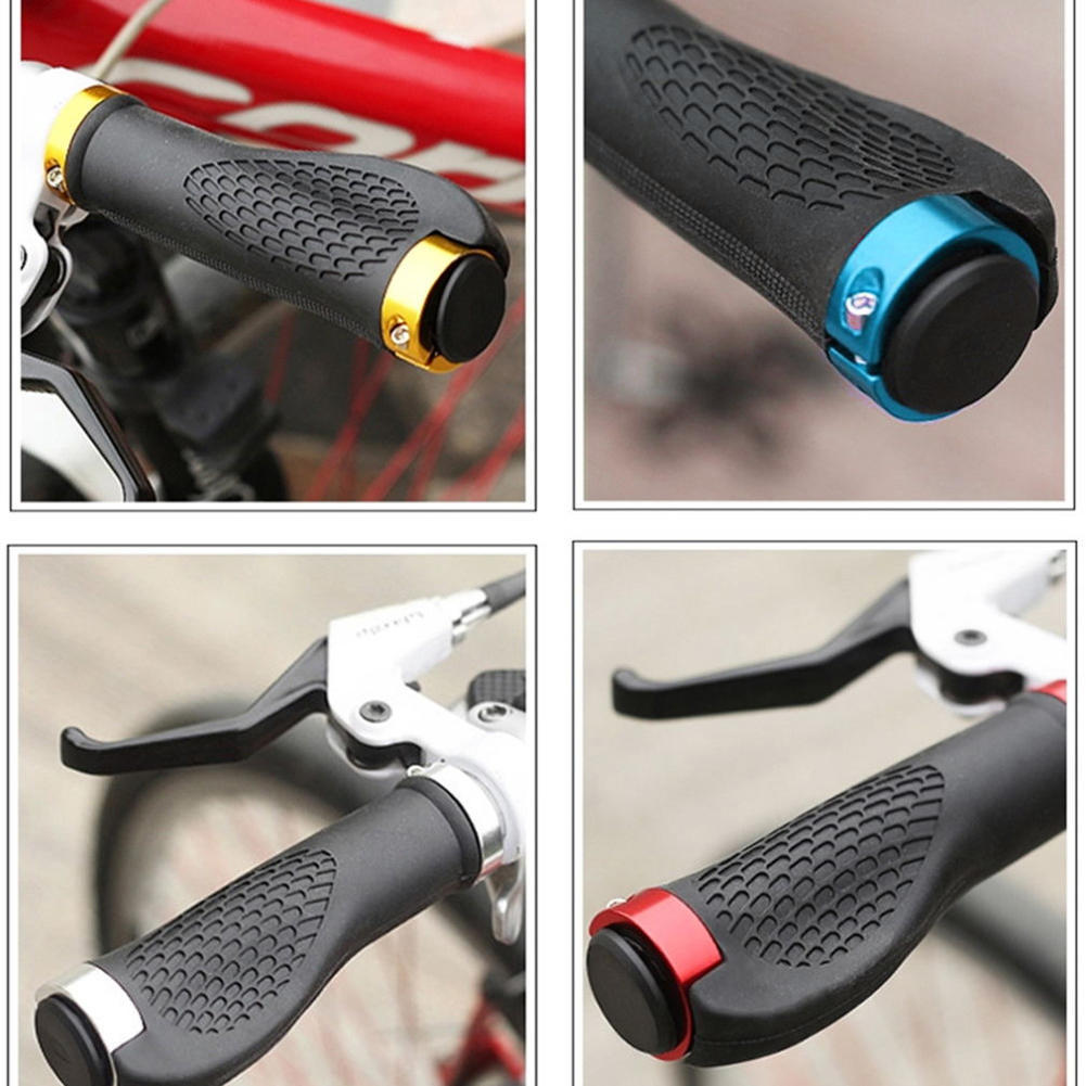 1Pair Cycling Mountain Bike Bicycle Grips Lock Plug Ergonomic Handlebar Grip Bar 1Pair Cycling Mountain Bike Bicycle Grips Lock Plug Ergonomic Handlebar Grip Bar