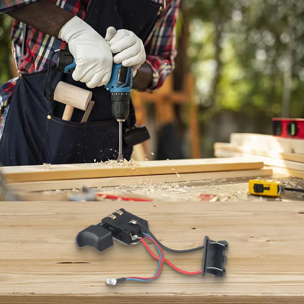 Must Have Accessory 21V Cordless Drill Trigger Switch with Dustproof Design