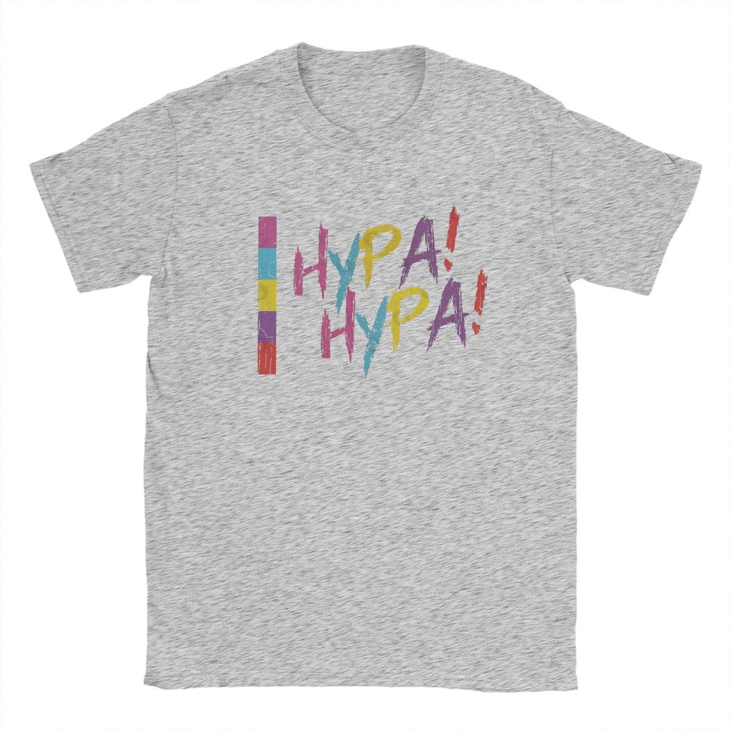 HYPA HYPA TShirt Unisex Women Retro Colorful Streetwear Graphic Tee Summer Cotton Casual Fashionable Streetwear