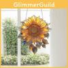 Sonnenblumen Acryl Wandbehang Ornament Mit Sprühfarbenoberfläche Für Wohnbereich