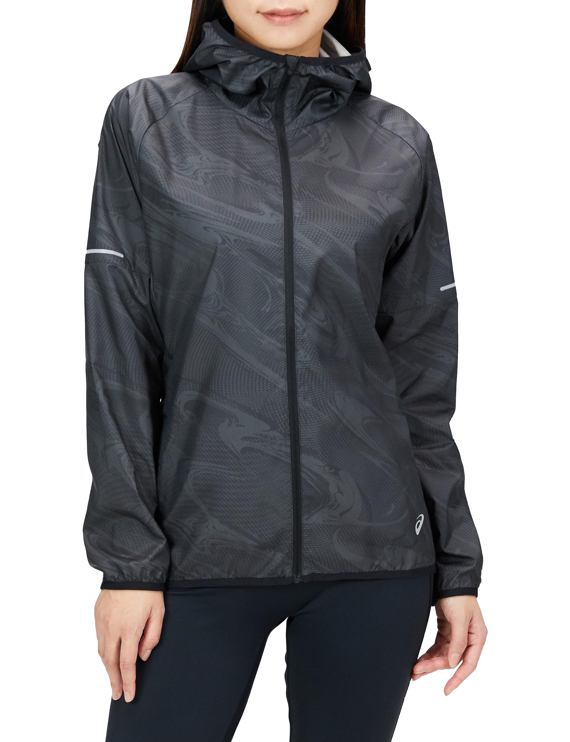 

ASICS Одежда для бега Беговая компактная водоотталкивающая тканая куртка 2012C876 Женская