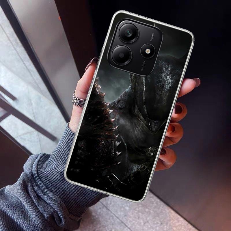 Bloodborne Game Phone Case For Xiaomi Redmi Note 15 14 14S 13 12S 12 Pro Plus 11S 11 10S 10 4G Cover 11E 11T 5G Print Fundas Red