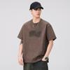 Heavy Short-sleeved T-shirt Men's New Large-size Half-sleeved Summer American Retro Loose Round Neck Top
