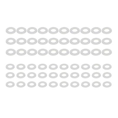 Pack Of 60 Nylon Washers Furniture Assembly Parts White Sturdy Spacers For DIY Projects And Professional Repairs