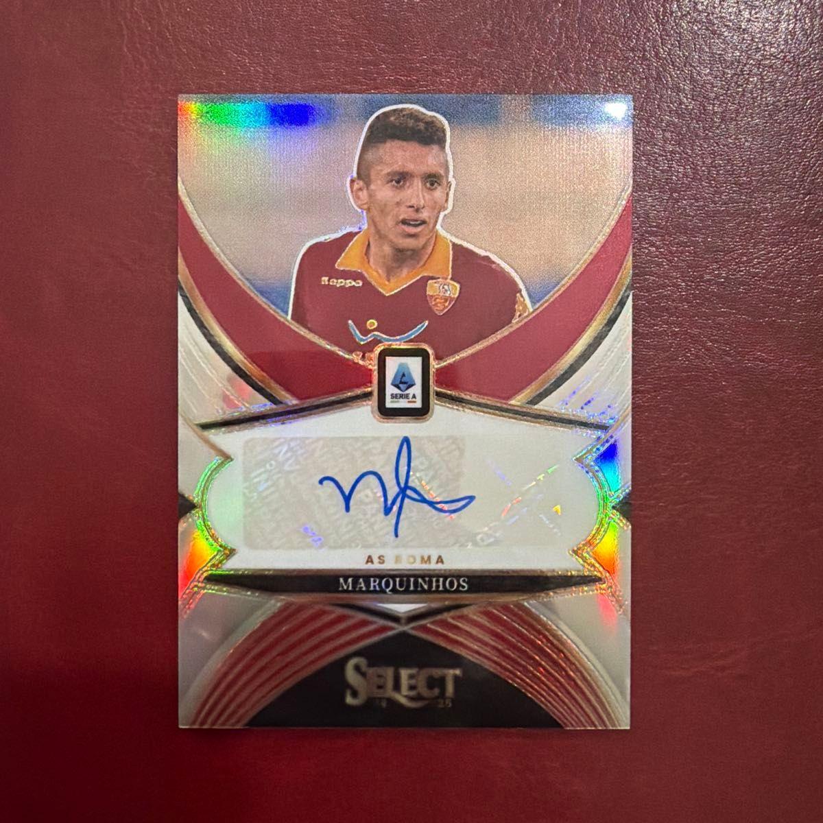 Used Marquinhos auto Panini Select Soccer Serie A