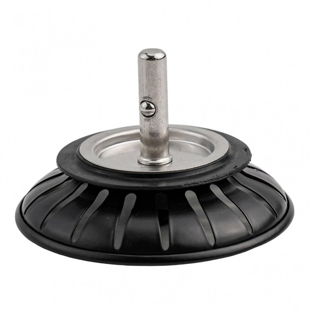 Black Kitchen Sink Drain Strainer Filter Replacement in Stainless Steel 78mm