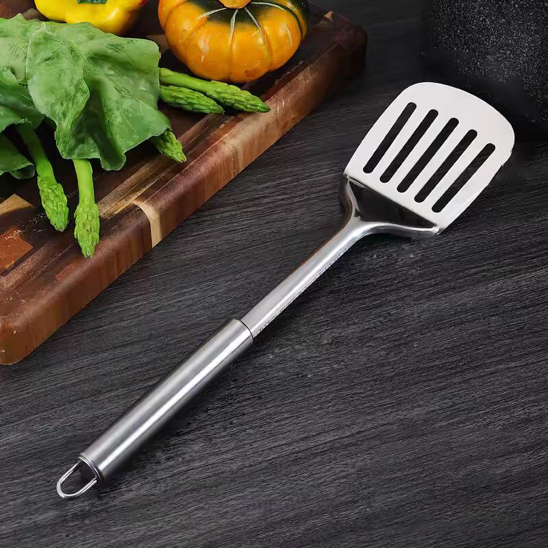 Stainless Steel Kitchen Cooking Shovel Household Leak Shovel Hotel Supplies Kitchen Outdoor Camping Tool Set