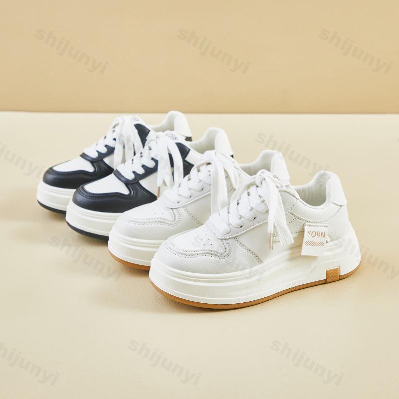 Damen Vulkanisierte Schuhe 2026 Neue Rutschfeste Schnür-Plateau-Sneaker Bequeme Freizeitschuhe Höhensteigernde Damenschuhe