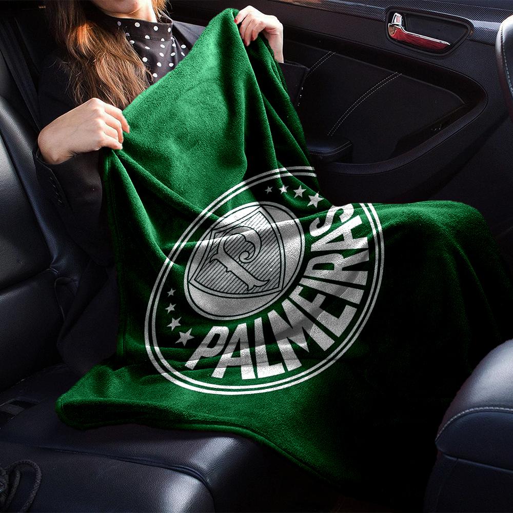 Palmeiras Theme Printed Blanket - Perfect for Couch, Bed, Travel & Outdoor Use | Machine Washable, Cozy & Durable.