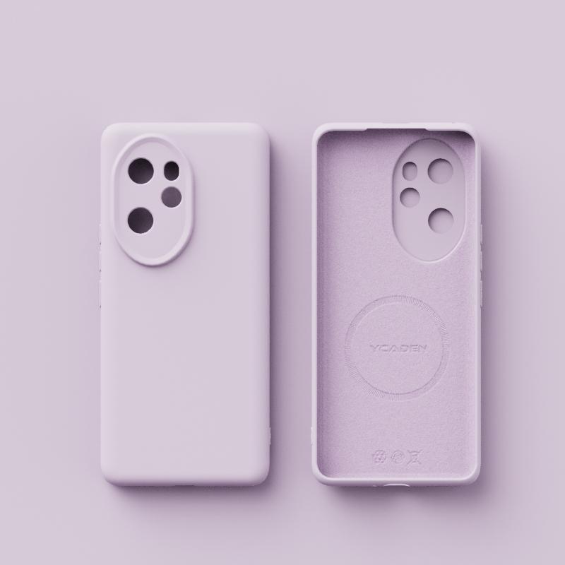 Original Liquid Silicone For Magsafe Case For Huawei Honor 500 300 200 X60 Magic 7 6 5 Pro Magnetic Wireless Charging Soft Cover