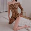 Sexy Lingerie, Hot Leopard Print, Sexy Onesie, Flirting Open-file One-piece Seduction Suit for Women