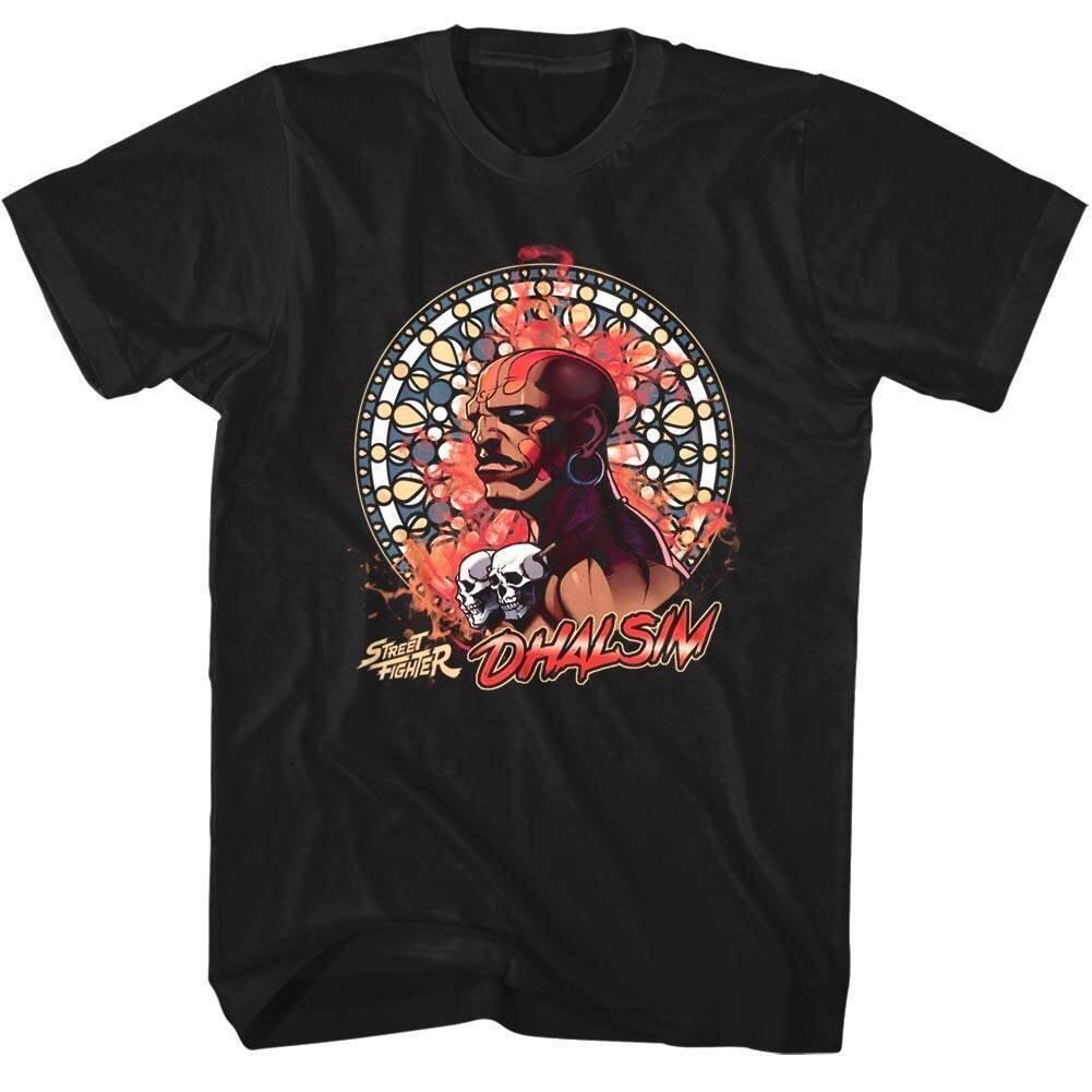 Street Fighter Dhalsim Yoga Flame Men T Shirt M
