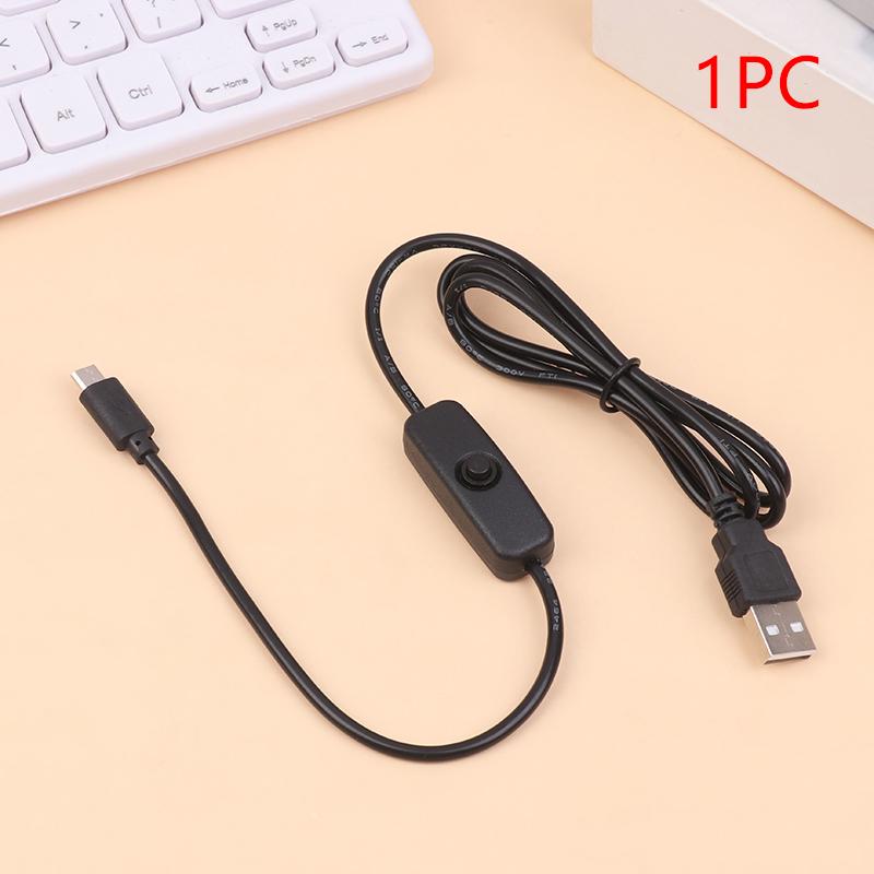 Usb Type-C Extension Cable With On Off Switch Usb To Type C Extension Cable For Usb Lamp Usb Fan Led Strip Lamp Bulb Light