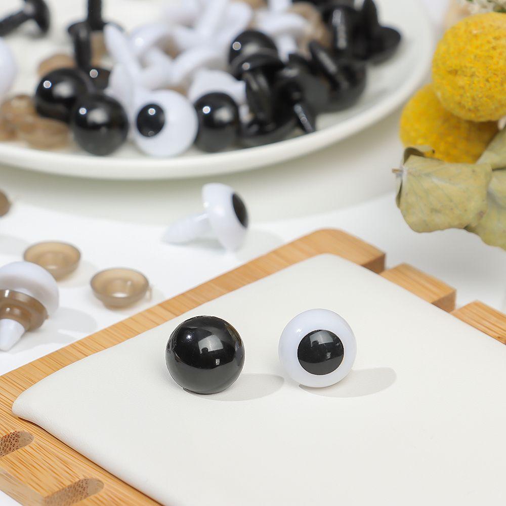 20pcs/10pairs High Quality Accessories DIY Eyeball Doll Making Crafts Safety Animal Toy Plastic Eyes