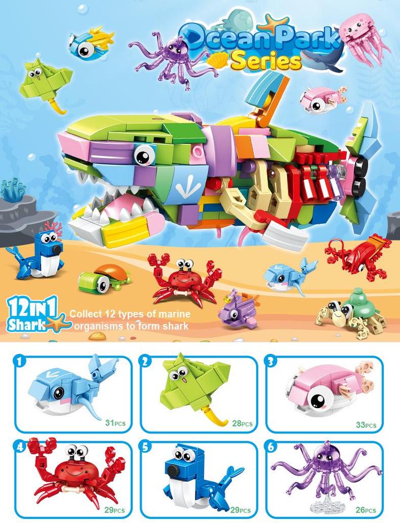 Dinosaur Series Building Blocks - Educational Toy for Kids