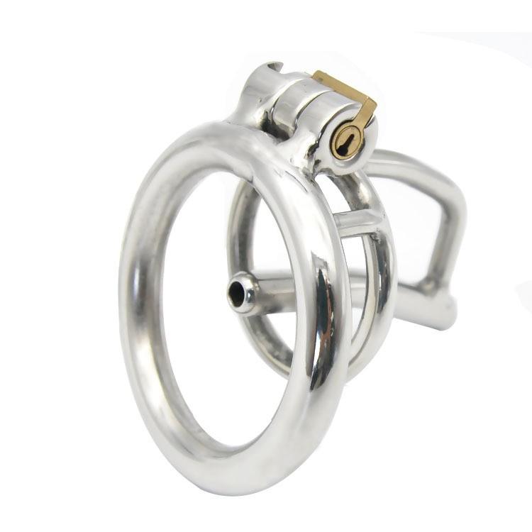 304 Stainless Steel Urethral Chastity Cage Male CB Lock 3 Ring Sizes Metal Catheter BDSM Training Restraint Adult Toy for Men