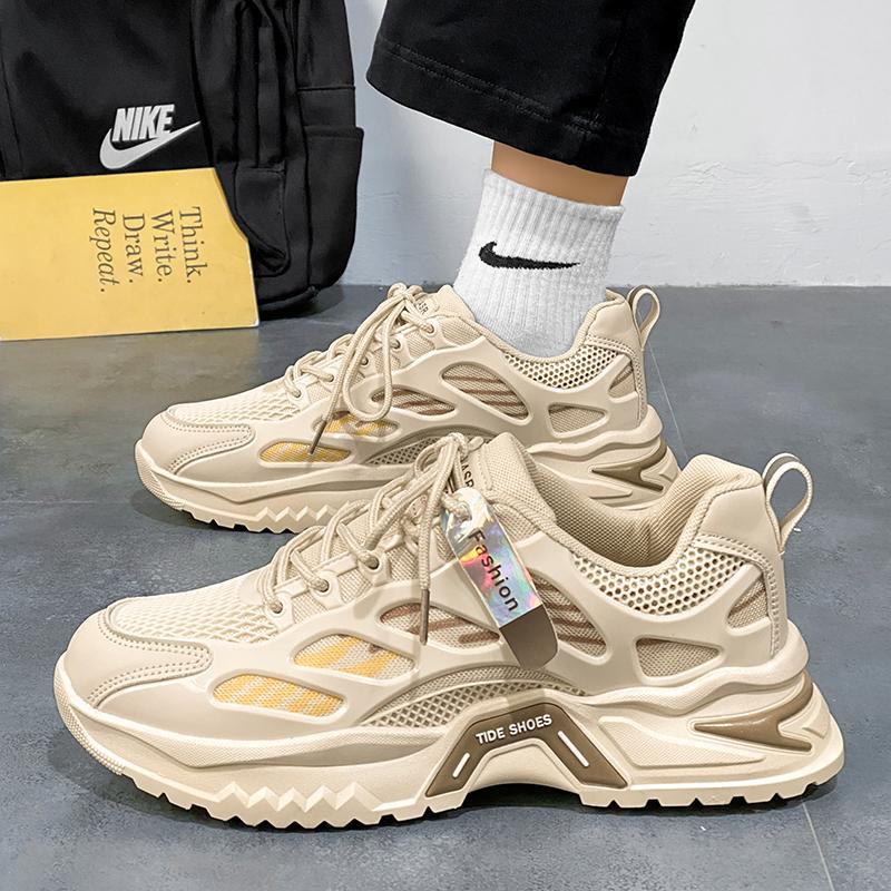 Summer new mesh breathable sneakers casual running dad trendy shoes
