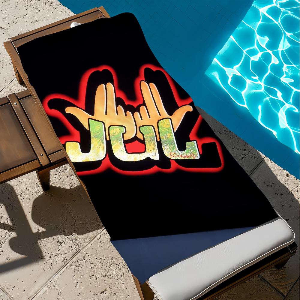 Handtuch Fitnessstudio J-Jul Dusche Camping Schnelltrocknend Sport Große Strandtücher Rapper Weich I-inarretableS Sänger Pool Geschenk Für Reisen