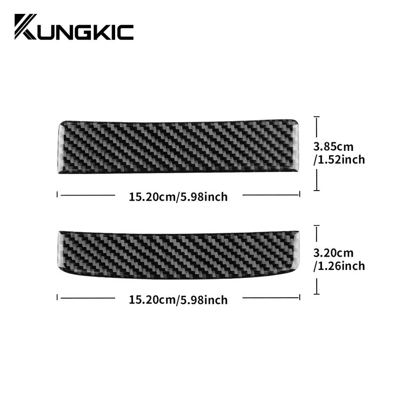 Echte Weiche Kohlefaser Für Subaru Impreza 2005 2006 2007 Zentrales Aufbewahrungsbox-Deckel-Rahmen-Aufkleber Innenraumzubehör