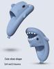4cm Thick Sole Shark Slippers: Fun Cartoon EVA Slippers for Women, Men & Kids - Unique Stepping Sensation