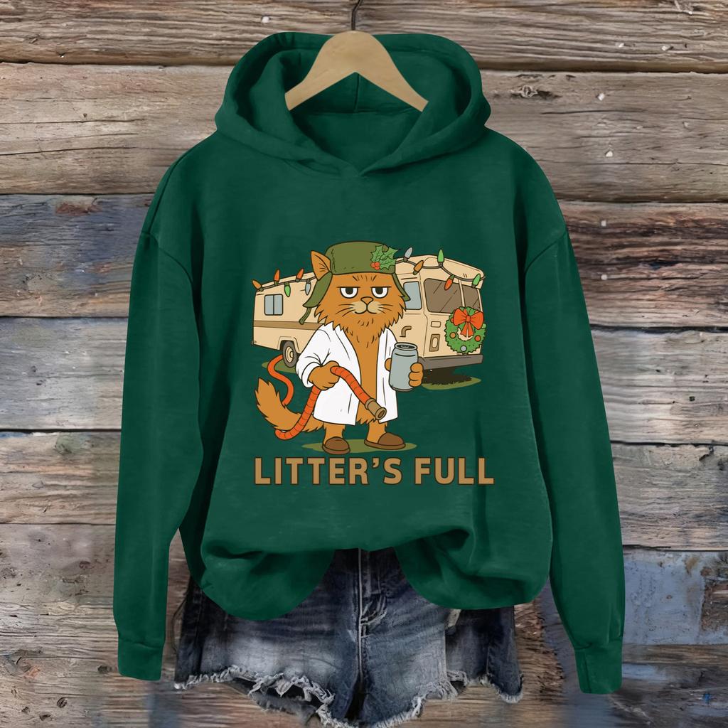 Women's Fashion Daily Versatile Casual Sweatshirts Long Sleeve Hooded Top Sweatshirts