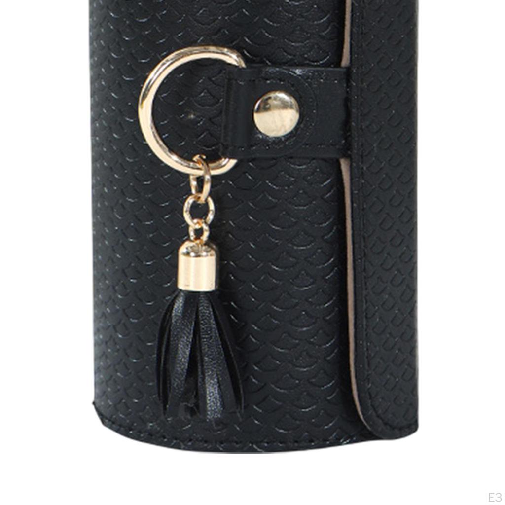 Jewelry Box for Women Holder Pouch with Tassel Multifunction Organizer Necklace