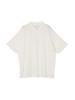 SHIPS Any T-shirt, Men's, Cool-to-the-touch, Heat-shielding, UV-protective, Summer Function, Pique Henley Neck T-shirt, White, Size M (712130027)