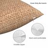 Jute Sack Burlap Square Pillowcase Polyester Linen Velvet Creative Zip Decorative Throw Pillow Case Car Cushion Cover 45X45