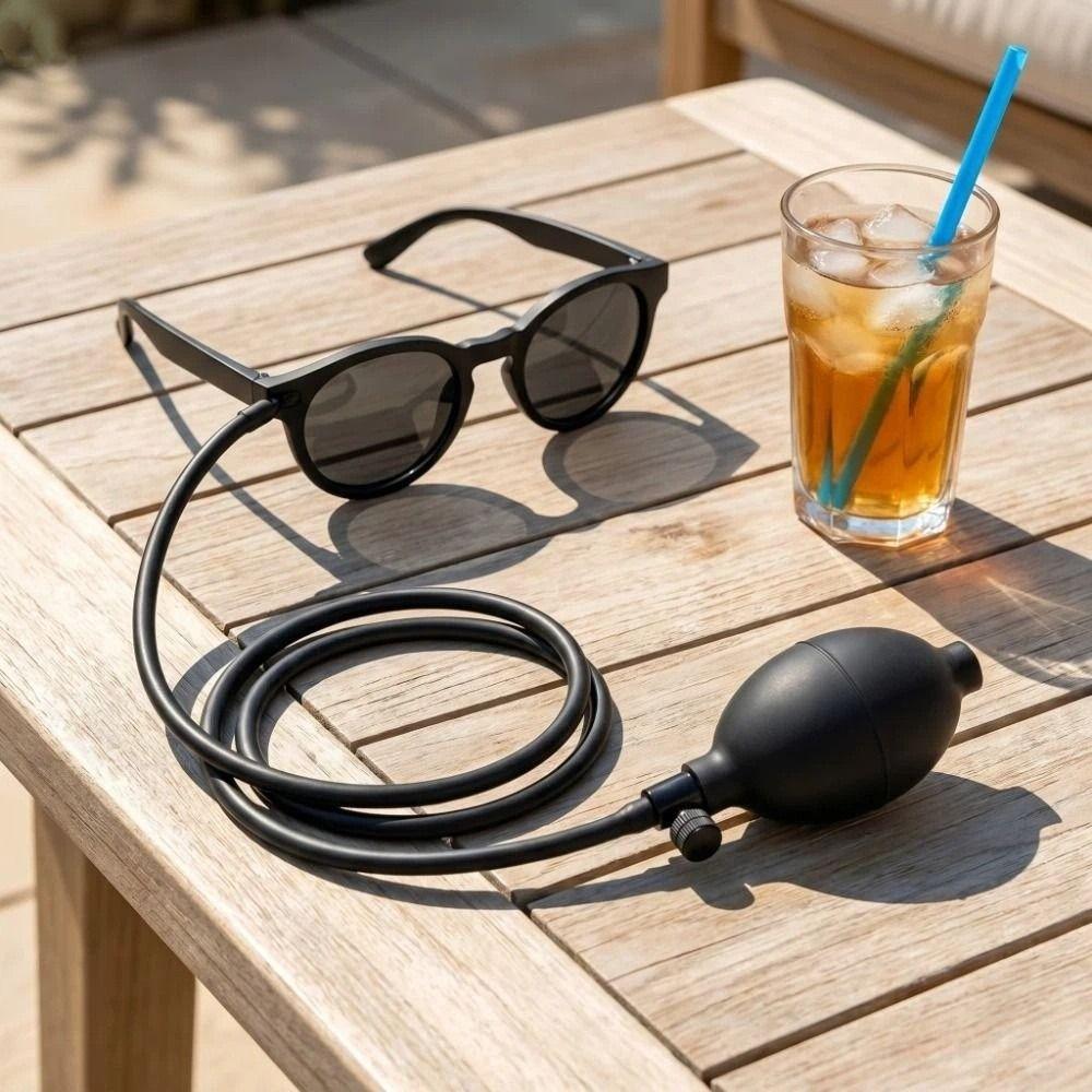 Hidden Tube Water Shooting Sunglasses Refillable Water Chamber Prank Sunglasses  Birthday
