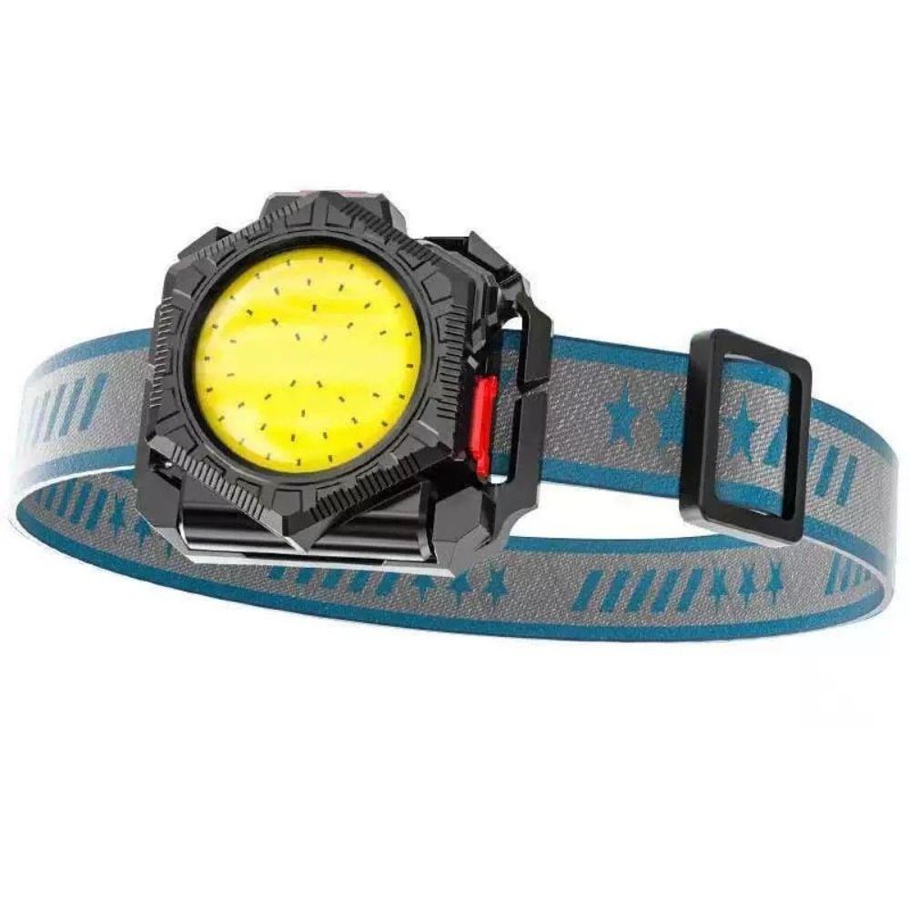 Super Bright Multi-Functional Flashlight USB Rechargeable COB Lamp Headlamp TYPE-C Charging LED Technology Watch Light
