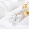 VENTFILLE S925 Sterling Silver Necklaces For Women Simple Chain Fashion Minimalist Pendant Necklaces Adjustbale Necklace Gift