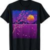 Japan Blume Kirschblüte Vaporwave Sonnenuntergang Kirschblüte T-Shirt
