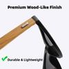 2PCS Retro Square Sunglasses Bamboo-Like Temple Silver Rivet Accents UV400 Unisex Gift for Outdoor & Daily Vintage Elegance