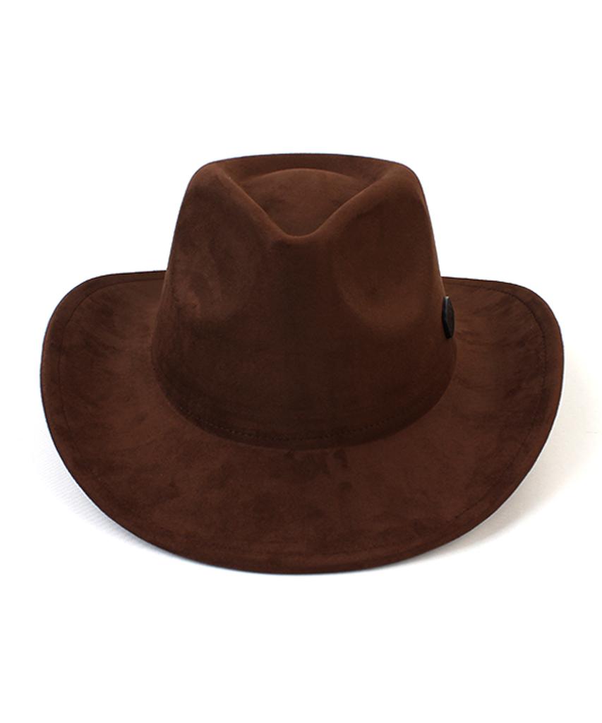 Yunibeosyeolkemiseuteuli Cowboy Suede Brown Fedora Fedora