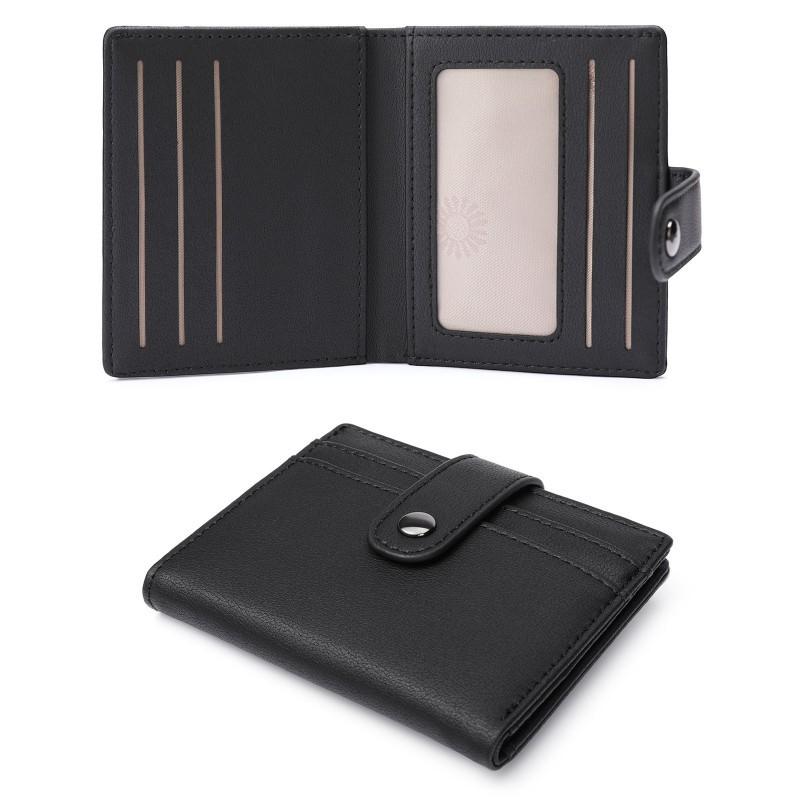 

Japanese Carbon Fiber Leather Wallet Men s Simple Anti-theft Brush PU Change Purse 8893 11x9x2.5cm