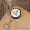 Sushi Pendant Keychain: Japanese Cuisine Display Prop