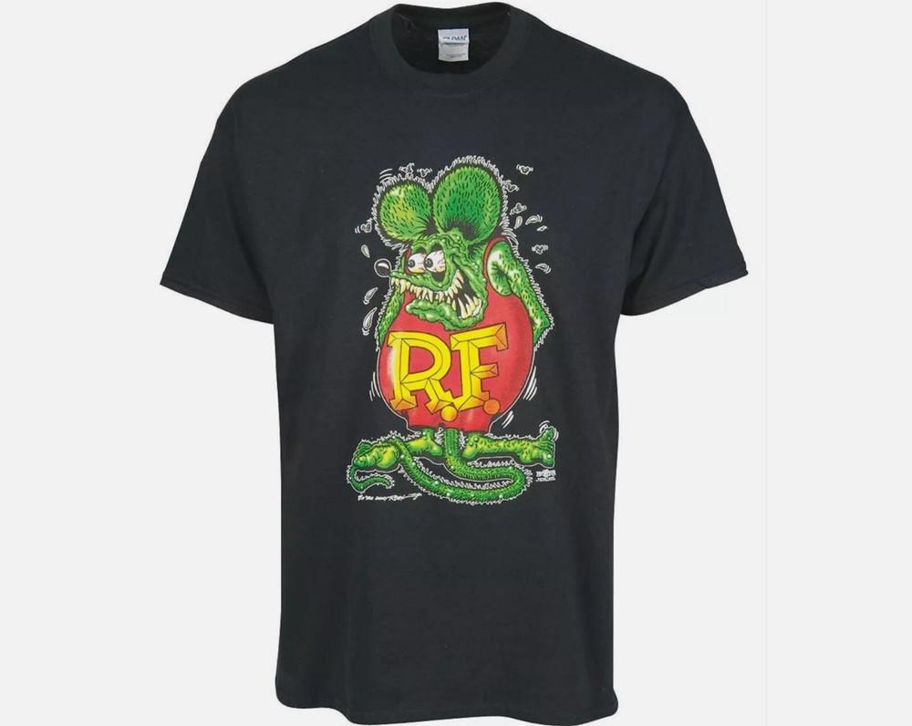 Новая черная футболка Ed Roth Rat Fink Все размеры 3XL