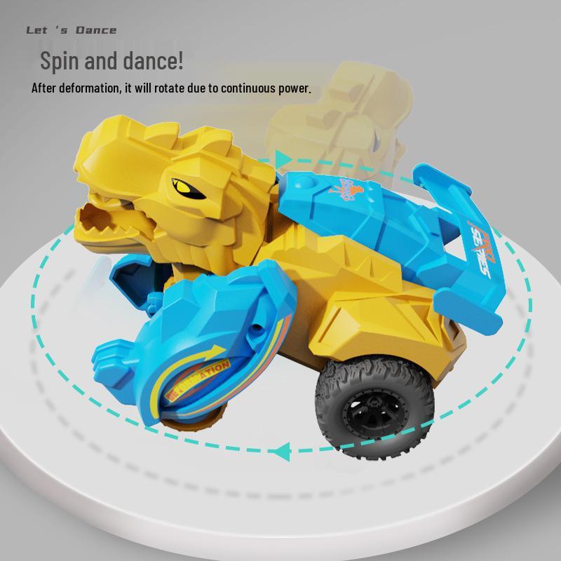 Dinosaur Deformation Toy Car for Kids Ages 3-6 - Popular Small Gift